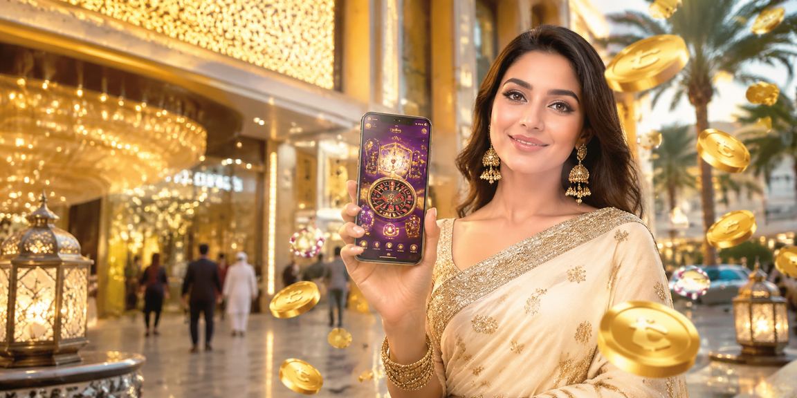 A roulette user in a saree on Saint Martin Island using the app safely