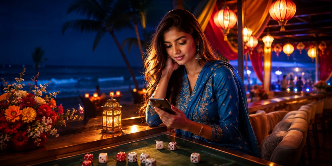 সেন্ট মার্টিনে সালোয়ার কামিজে roulette ডাইস গেম উপভোগ করছেন একজন ব্যবহারকারী